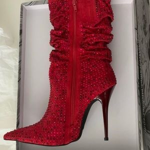 J Campbell boots with Swarovski crystals S-91/2-10